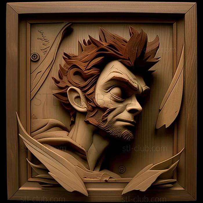 3D model Jamie Hewlett (STL)